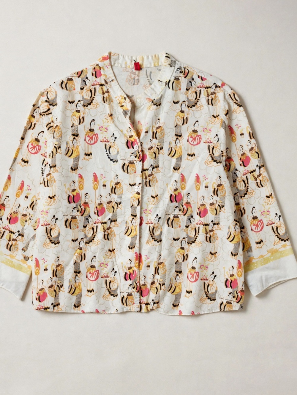 3 for $25 Josie mandarin cotton blouse